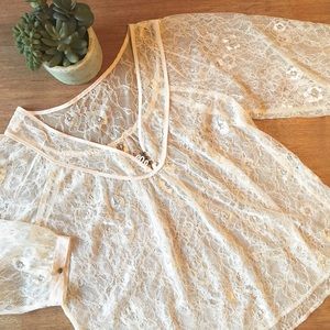 Beautiful Free People Lace Top